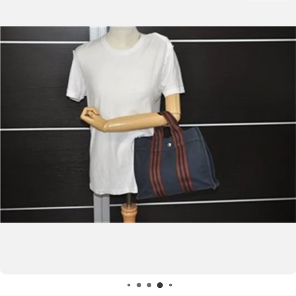 Authentic Hermes Fourre Tout Denim Tote Bag - Picture 10 of 10